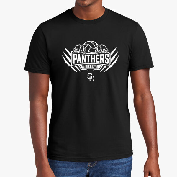 Adult District Black Volleyball Tee Thumbnail